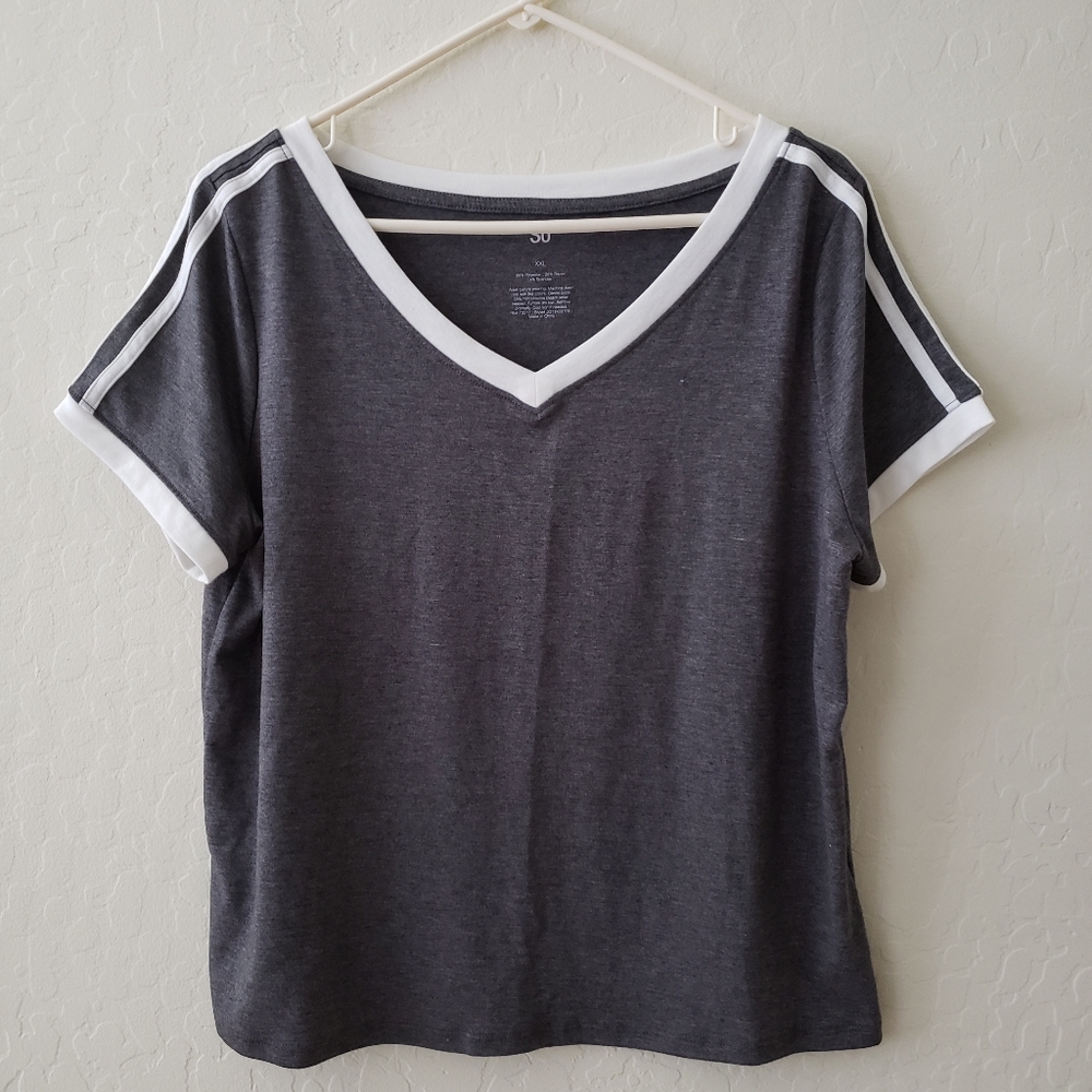 SO Striped Sleeve Tshirt